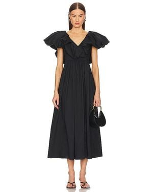 Ulla Johnson Midi-Kleid Francesca - Schwarz