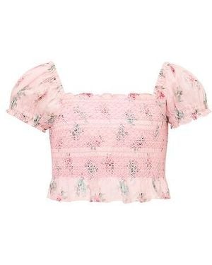 LoveShackFancy Oberteil Fabielle - Pink