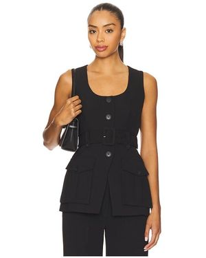 Veronica Beard Becker Vest - Black