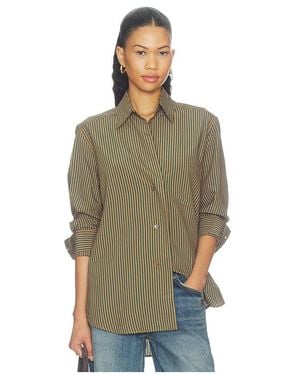 Agolde CHEMISE ARIS en Tan - Vert
