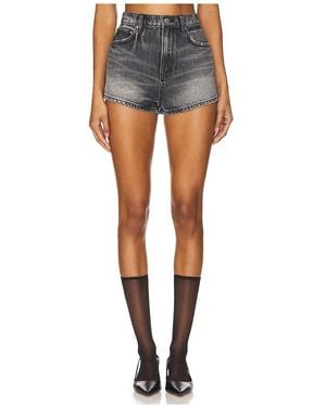 GRLFRND Distressed Denim Cut-Off Shorts - Blue