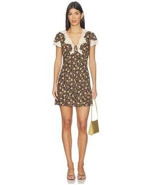 RIXO London Lacie Dress - Natural