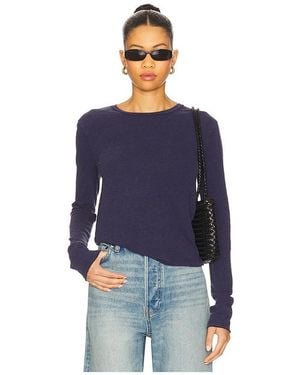 Free People X We The Free Nova Tee Long Sleeve - Blue