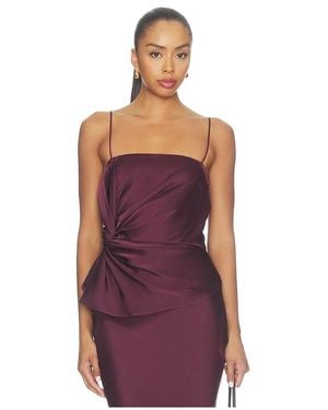 Amanda Uprichard Maci Top - Purple