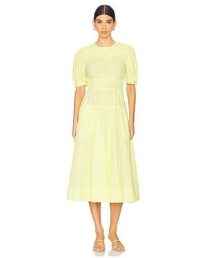 Ulla Johnson Midi-Kleid Marte - Gelb