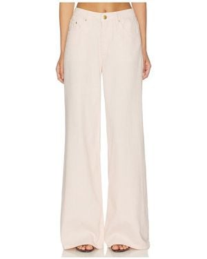 DL1961 Alex Low Rise Baggy Wide Leg Jeans - White