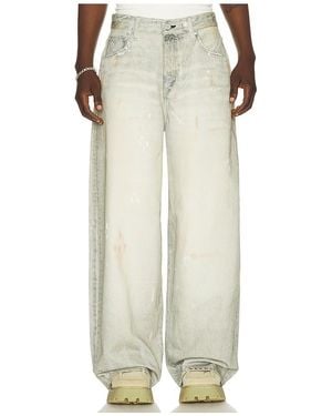 Won Hundred Lyon Printed Denim Jeans - White
