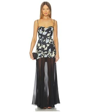 Katie May Vestido Largo Meryl En Color Negro Talla (También En M, S, Xl, Xs) - Blanco