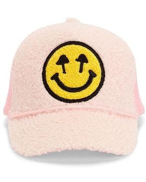 Happy Caps Sherpa Meshback Hat - Natural