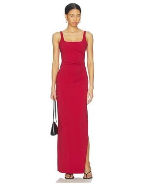 Bec & Bridge Dante Tuck Maxi Dress - Red
