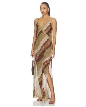 Lioness ROBE MELROSE MAXI en Multi - Neutre