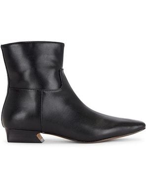 Free People Easy Does It Vegan Ankle Boots - Black