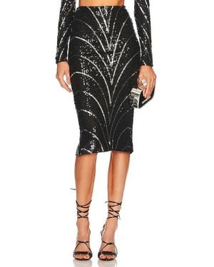 Michael Costello X Revolve Leonie Midi Skirt - Black