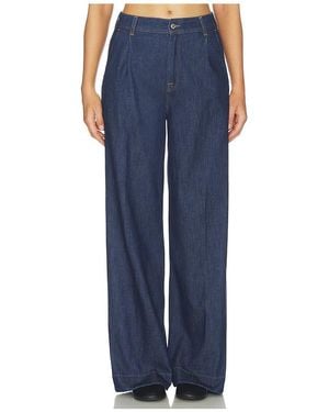 7 For All Mankind Pleated Trouser Jeans - Blue