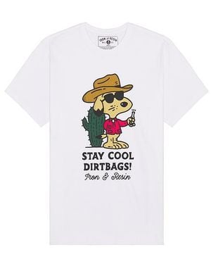 Iron & Resin Shirt 2 Stay Cool Dirtbags - Weiß