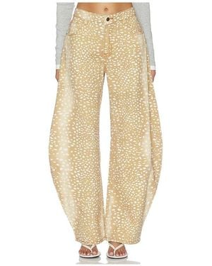 Lioness Horseshoe Jeans En Color Bronce Talla (También En Xs, M) - Neutro