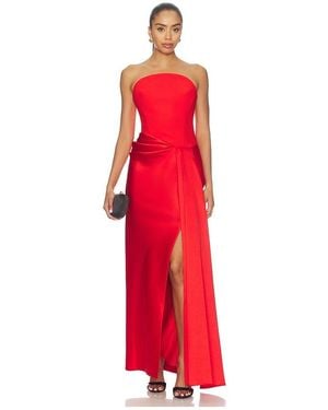 Solace London Seri Maxi Dress - Red