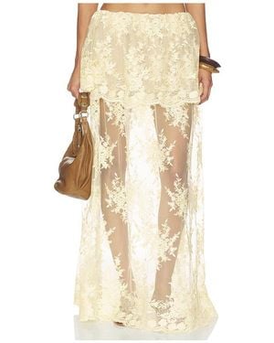 Stone Cold Fox X Revolve Celia Maxi Skirt - Natural