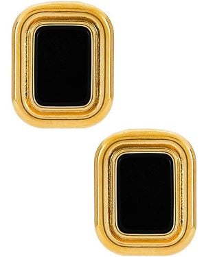 CENDRE Margaux Onyx Earrings - Black