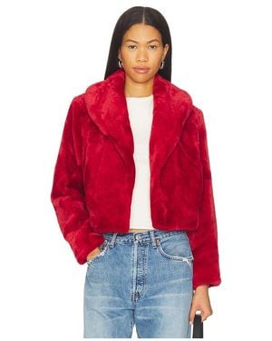 Blank NYC Abrigo En Color Rojo Talla (También En Xs, S)