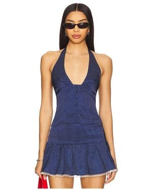 MORE TO COME Annara Halter Top - Blue