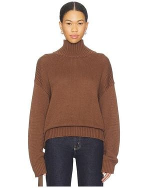 SNDY'S Jumper Elm High Neck Knit - Braun