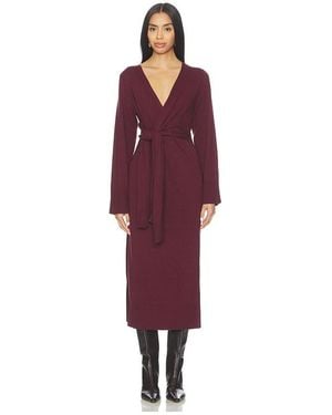 Jonathan Simkhai Skyla Wrap Dress - Purple