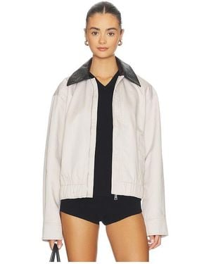 MORE TO COME Huntleigh Jacket - White
