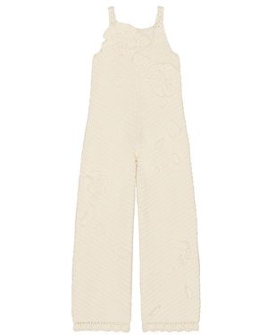 Cult Gaia Kids Chrysanthemum Pant En Color Ivory Talla (También En 6) - Blanco
