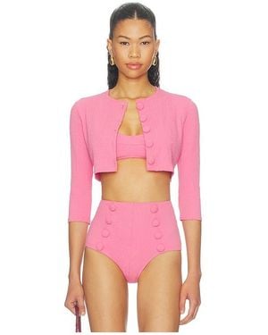 Lisa Marie Fernandez Cardigan - Pink