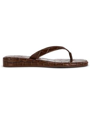 Loeffler Randall Lina Elevated Flip Flop - Brown