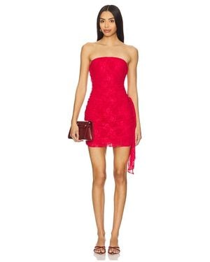 Amanda Uprichard Jersey Anja Mini Dress in Pink | Lyst