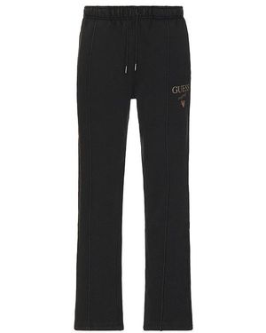 Guess Stacked Logo Jogger - Black