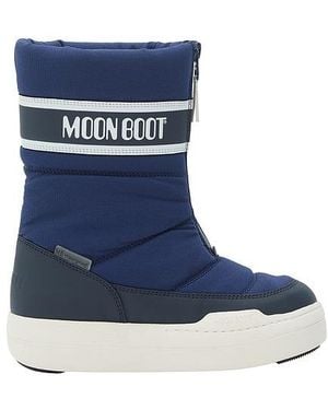 Moon Boot Kids Jr Park Zip High Wp Boot - Blue