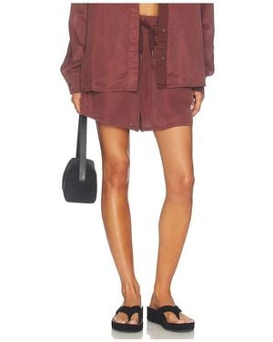 Beyond Yoga Sunkissed Cupro Drawstring Short - Red
