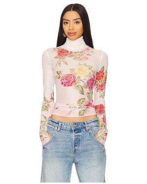 AFRM Zadie Mesh Top - Blue