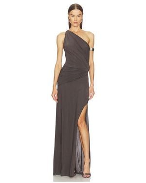 Alex Perry One Shoulder Twist Gown - Multicolor