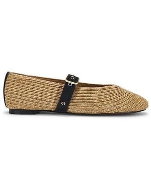 Madewell Raffia Remy Mary Jane Flat - Multicolor