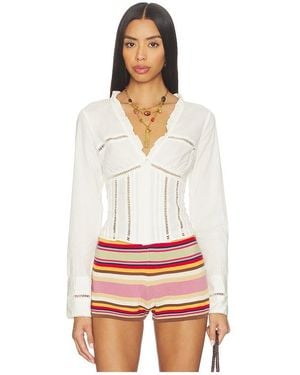 Free People Frankie Corset Top - White