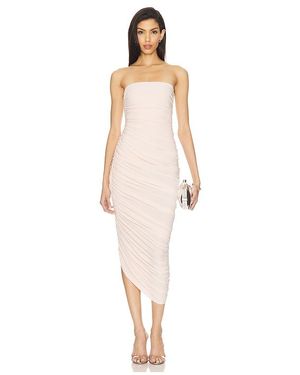Norma Kamali Diana Strapless Gown - Natural