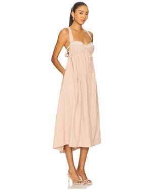 Free People Midi-Kleid Poppy - Weiß
