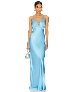 Bec & Bridge Lorelai V Maxi Dress - Blue