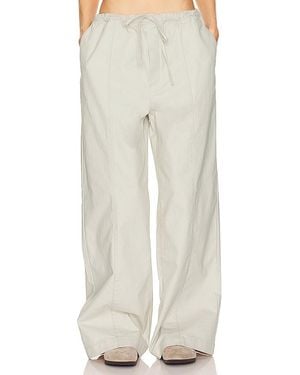 Helsa Workwear Drawcord Pants - Natural