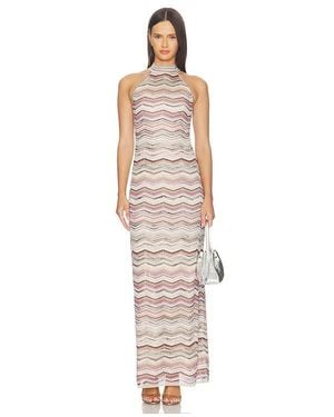 Missoni Kleid Long Dress - Weiß