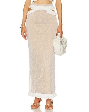 Michael Costello X Revolve Noomi Maxi Skirt - Natural