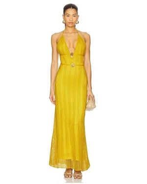 CAPITTANA Ariel Maxi Dress - Yellow