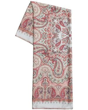 Zimmermann Pañuelo Printed Silk Maxi Square En Color Azul Talla - Multicolor