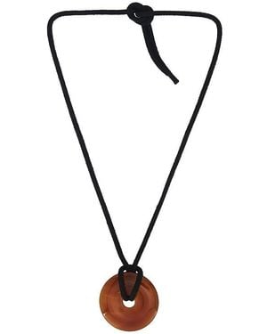 Shashi Jade Necklace Carnelian - Black