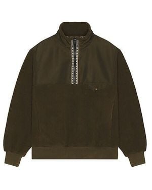Rhythm Pfeiffer Sherpa Fleece Pullover - Green