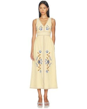 Cleobella Jessamyn Ankle Dress - Metallic